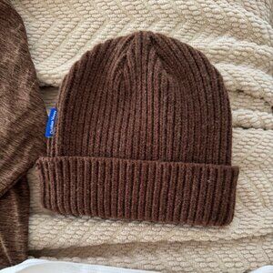 Outdoor Voices Beanie in Brown